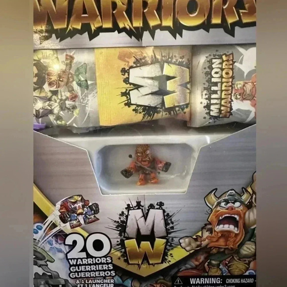 Million Warriors Set of Twenty/ with Launcher New in Original Packaging - Picture 3 of 4